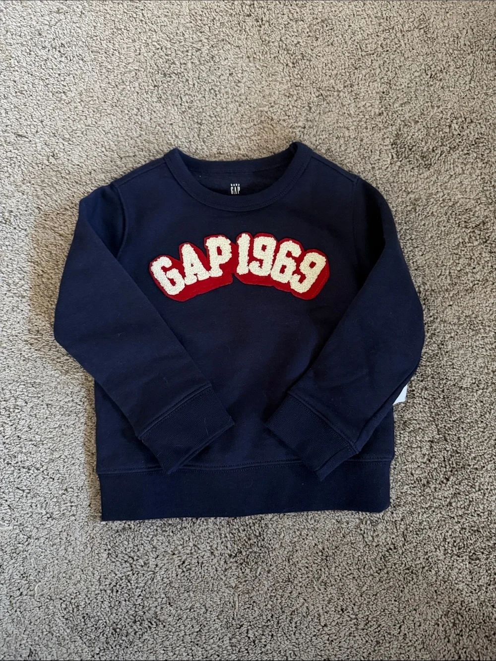 GAP Kids Navy Sweatshirt with Red & White 'GAP 1969' Logo